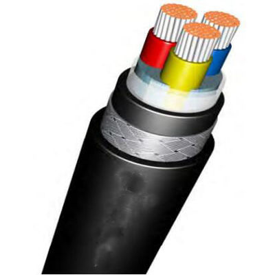 acheter Cable d'alimentation blindé souterrain en PVC/XLPE noir 95 mm online manufacture