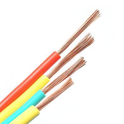 Cable électrique à noyau unique BV/BVR en cuivre isolé en PVC de 1,5 mm à 2,5 mm pour câblage de maison