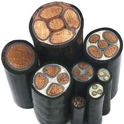 Longueur personnalisée 0,6 / 1KV NYY Conducteur en cuivre XLPE PVC enveloppe câble d'alimentation électrique