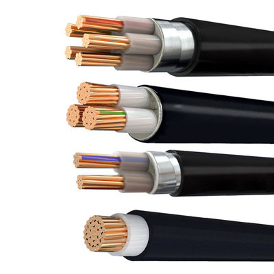 4 câbles isolants en PVC à conducteur de cuivre 4*240 mm pour transmission de puissance 450V/750V