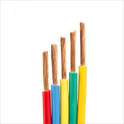 Cable d'isolation en PVC personnalisé de 2,5 mm Cable de base flexible pour le câblage de la maison