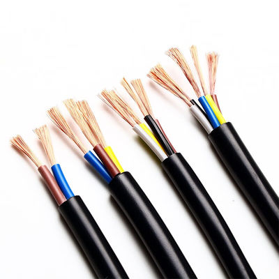 2Cable d'alimentation RVV de 0,5 mm avec isolation en PVC flexible et conducteur de cuivre en filets