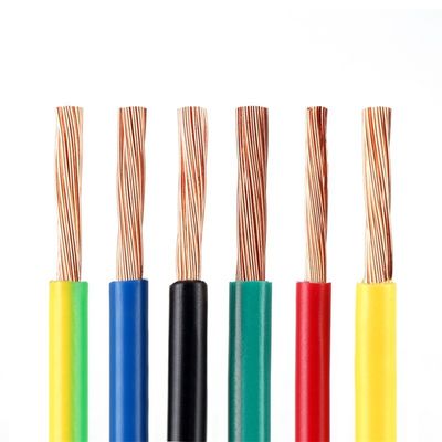 Cable d'alimentation isolée en PVC à noyau unique en cuivre BVR 25 mm pour les appareils électriques