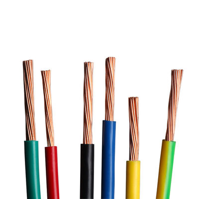 1.5mm câble d'alimentation en PVC pour la maison couleur personnalisée isolant en PVC et logement BVR