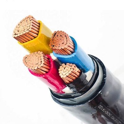 3 cœurs 150 mm2 câble basse tension XLPE câble électrique blindé isolé