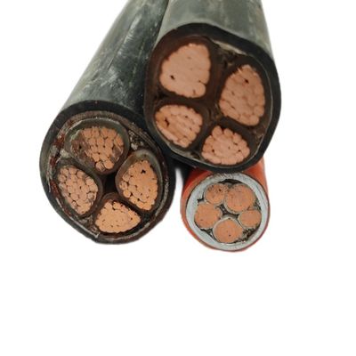 Ruban d'acier blindé 0.6/1kv NYY/N2XY Conducteur de cuivre 25mm2 PVC câble d'alimentation isolé