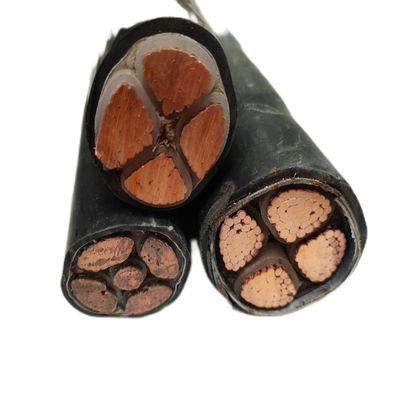 4x10mm2 NYY PVC basse tension XLPE câble d'alimentation pour la construction et l'application solaire