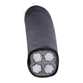 Cable d'alimentation basse tension à base de 4 cœurs pour la distribution souterraine