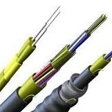6 câble à fibre optique blindé extérieur de base à haute capacité de transmission de données